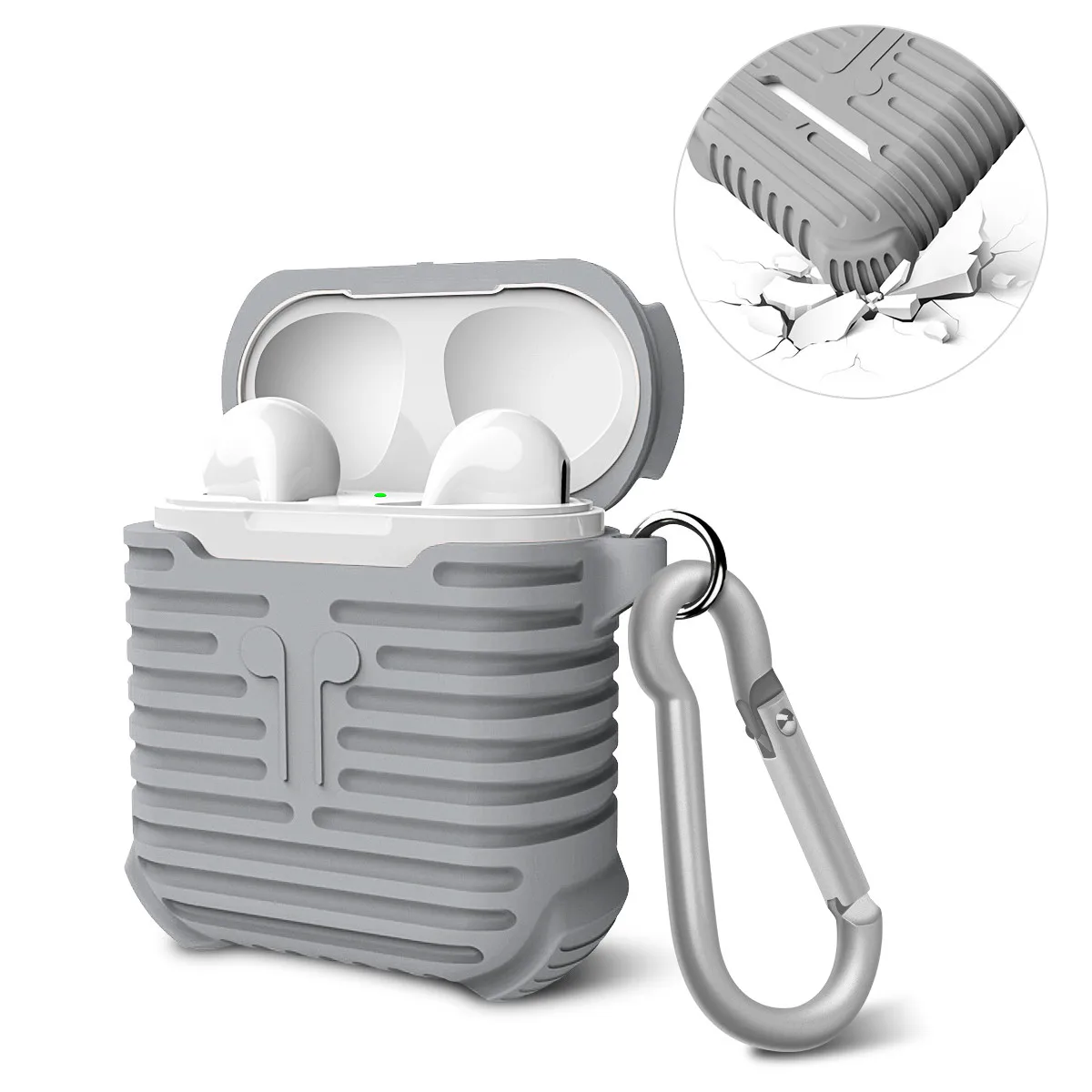 

For airpods wireless earbuds headset 5.0 touch protective case for i10 i11 i12 i16 i17 i18 120 i140 i180 i200 i300