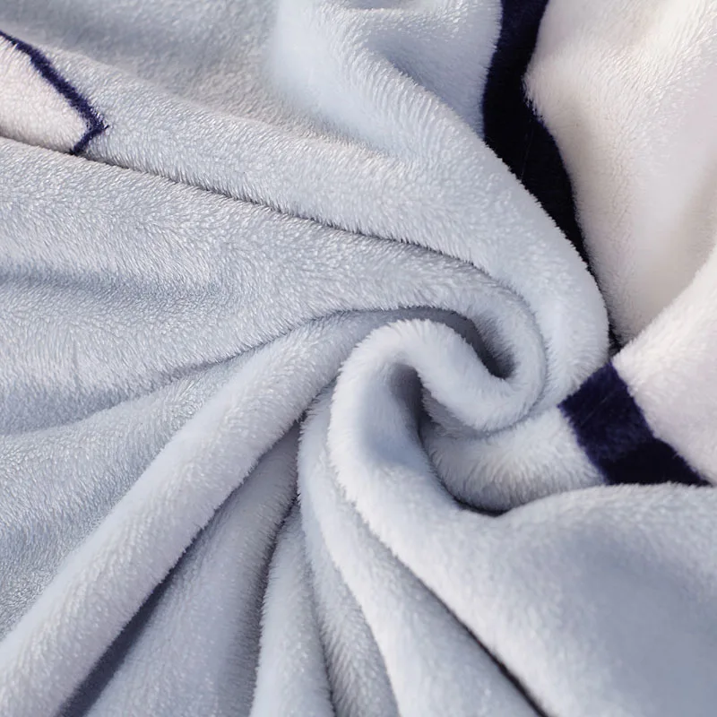 Супер мягкий теплый коралловый флис одеяло милый пингвин с принтом плед Чехлы для диванов зимние Бархатные плюшевые одеяла на кровать