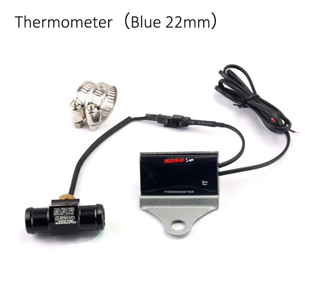 Мотоцикл 12 в цифровой термометр Мото Светодиодный двигатель температура воды инструмент для yamaha honda suzuki KTM BWM Kawasaki Ducati