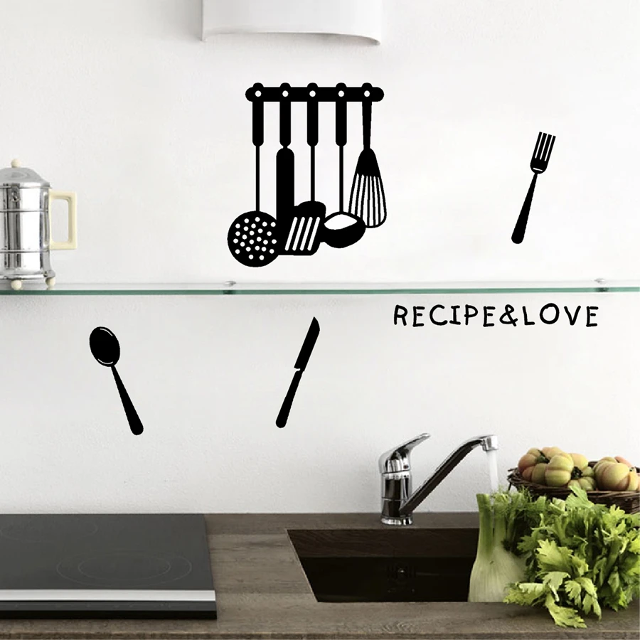 Calcomanias De Vinilo Impermeables Para Cocina Calcomanias Para