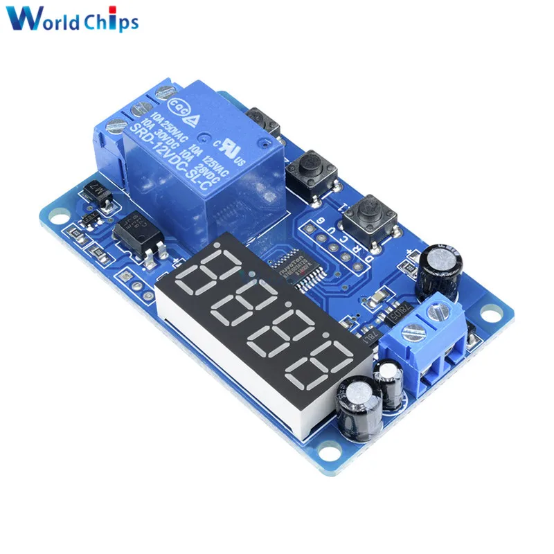 Dc 12v Led Display Digital Delay Timer Control Switch