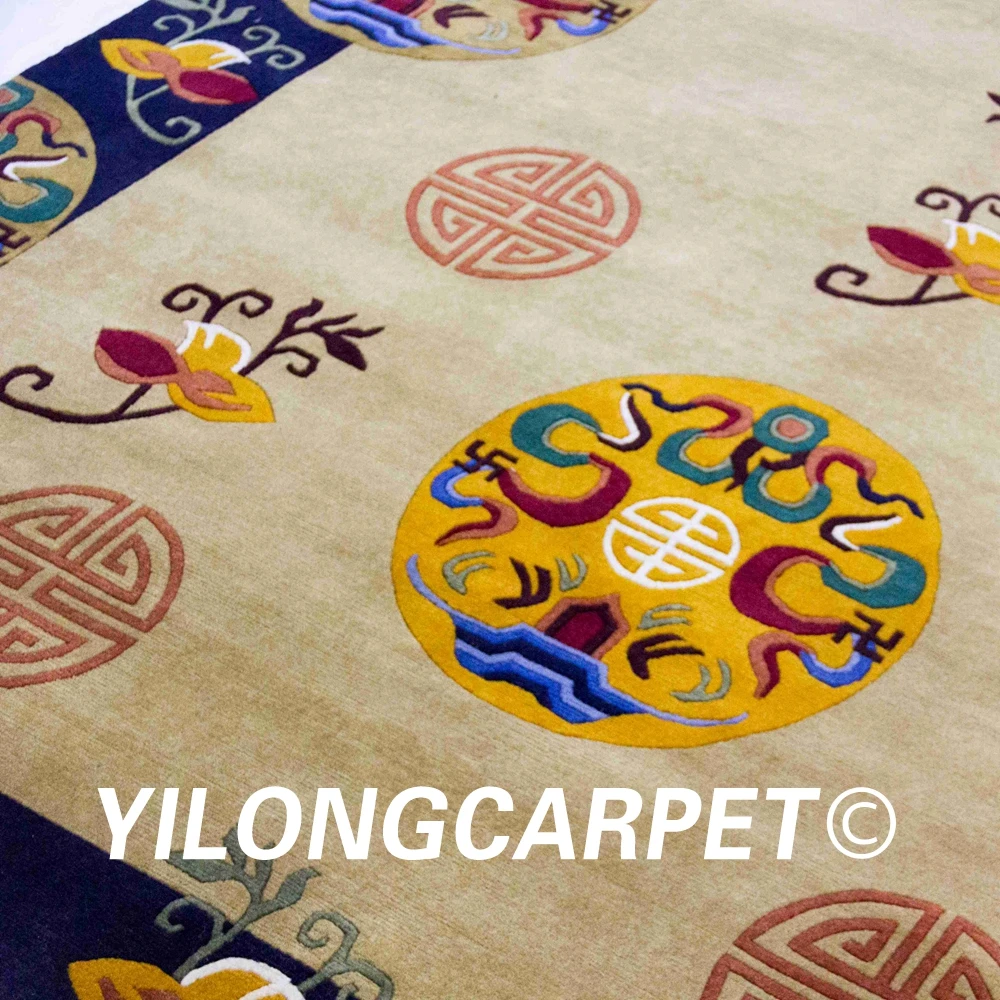 YILONG 6'x9' Непал ковры ручной работы Тибетский зона шерстяной ковер (N01 6x9)|Коврик|