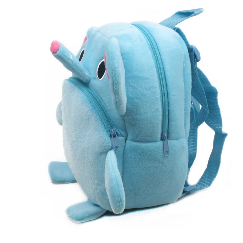 Новые детские милые школьные сумки с изображением маленького слона, детские плюшевые рюкзаки с изображением милых животных, мини-сумки для мальчиков и девочек