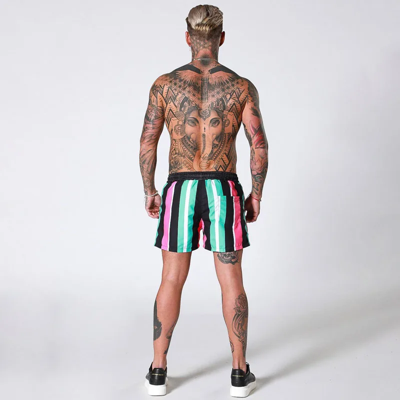 Модные мужские пляжные шорты 2019 Летняя мужская одежда уличная брендовая мужская пляжные шорты спортивные брюки