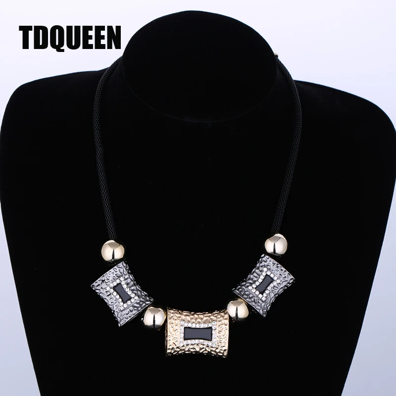 

TDQUEEN Choker Necklace New arrival Slide Pendant Fashion Design Woman Party Jewelry Gift Rope Chain Wholesale Bohemian Torques
