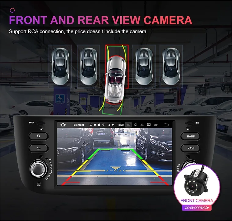 Top Isudar Car Multimedia Player 1 Din Android 9 For Fiat/Linea/Punto 2012-2015 GPS DVD Automotivo Radio FM Quad Core DSP USB DVR 11