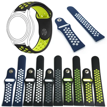 

22mm Band for samsung galaxy gear S3 Frontier Replaceable Bracelet Strap for Samsung S3 Classic Breathable Sport silicone bands