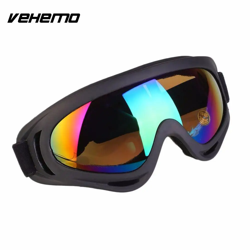 Защитные очки Vehemo для мотокросса езды на мотоцикле и бездорожье|dirt bike goggles|helmet
