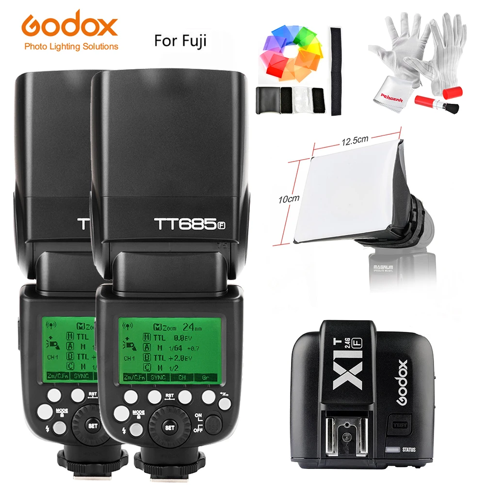 Godox TT685F 2 4G HSS 1/8000S TTL GN60 Вспышка Speedlite/фотовспышка с беспроводным триггером для