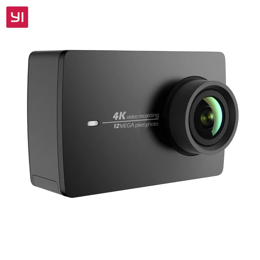 YI 4K Action Camera Night Black International Version