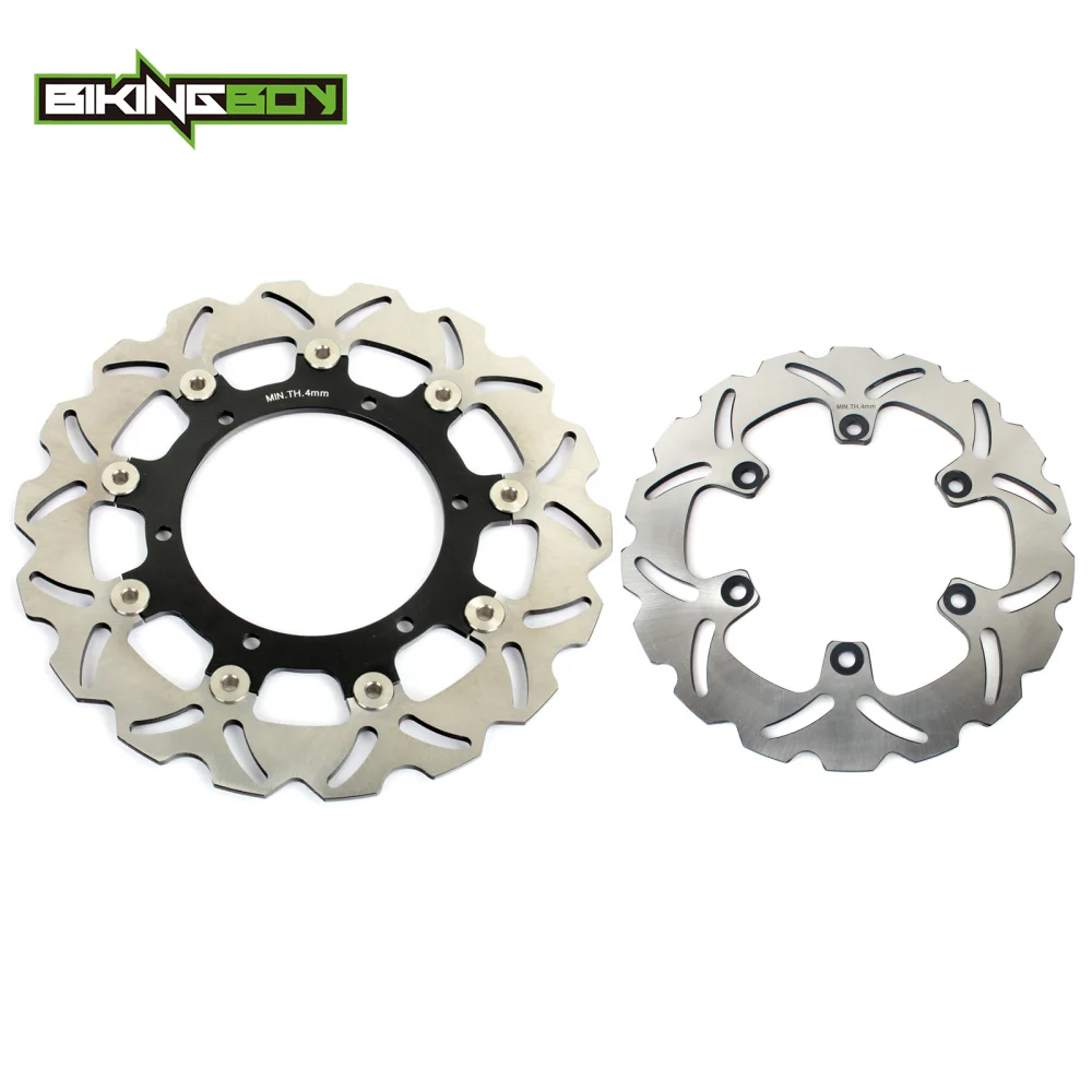 

BIKINGBOY For Yamaha XT 660 R XT660R 04 05 06 07 08 09 10 11 12 13 14 Front Rear Brake Discs Disks Rotors Wave Round Replacement