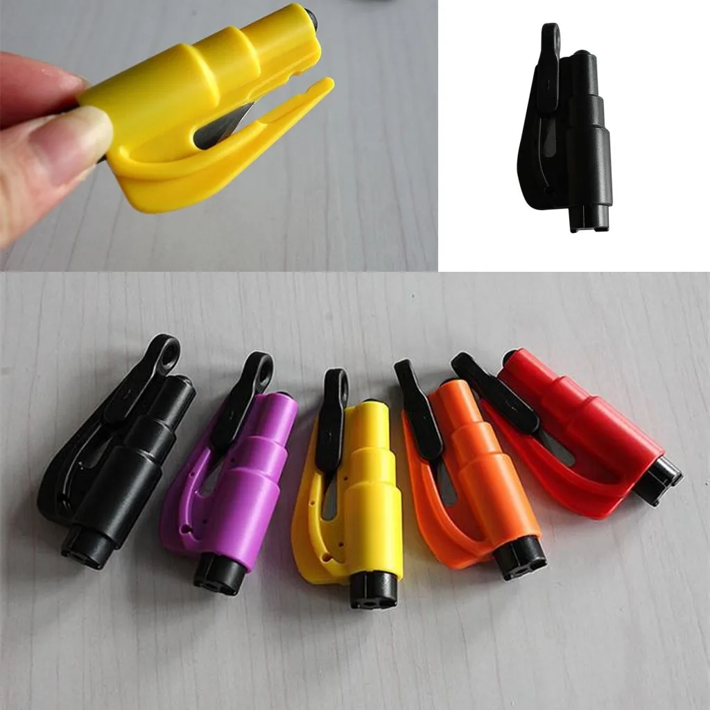 

Car Auto Emergency Mini Safe Hammer Belt Window Breaker Cutter Escape Tool Seat Belt Cutter Car Safety Car Knife Tool Wholesale