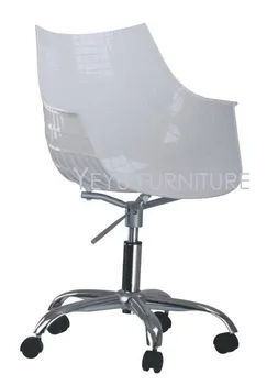 

Modern Design Plastic and Steel Swivel Office computer Chair with 5 Wheel Plastic shell office chair swivel chair with gas lift