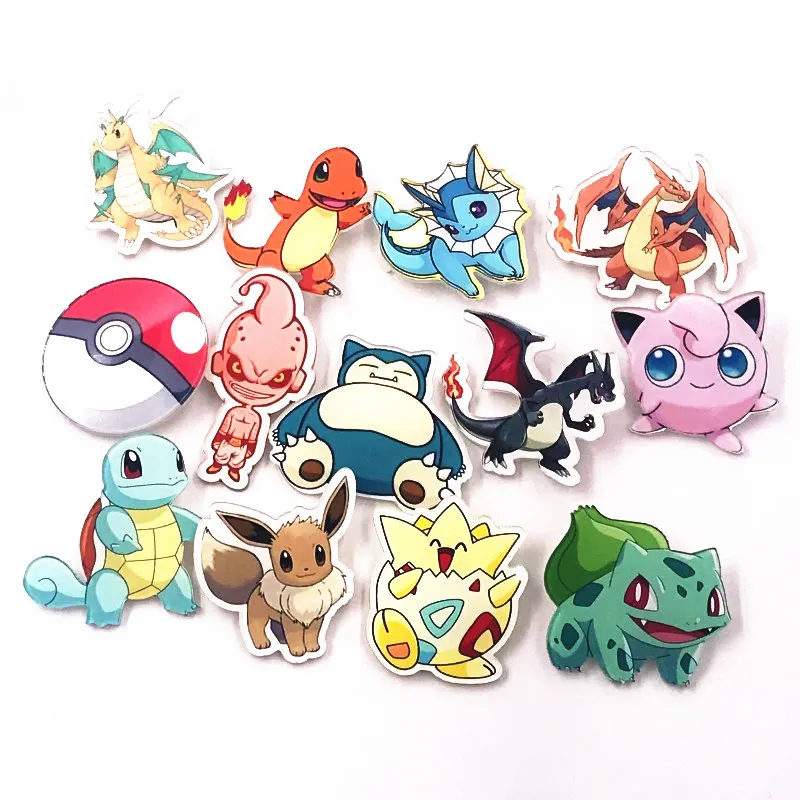 

1PCS pokemon squirtle charizar on The Pin Kawaii Icon Badge Bacges on Backpack Badges for Clothing Acrylic Badges Cartoon Icons