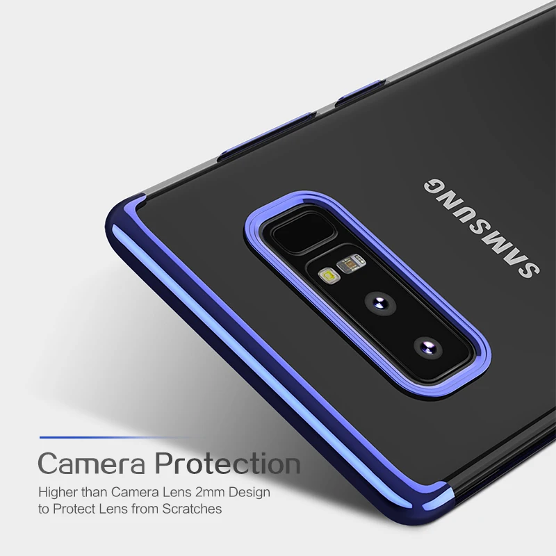 Мягкий чехол для Samsung Galaxy Note 8 Примечание Чехол ультра тонкий Силиконовый ТПУ