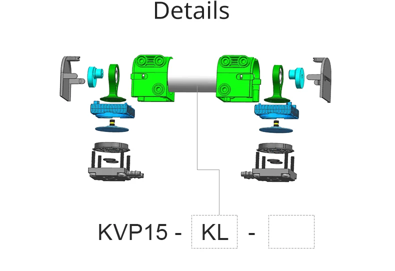 Kamoer 12 V/24 V KVP15mini мембранный вакуумный насос микро воздушный насос бесщеточный двигатель с двойной головкой