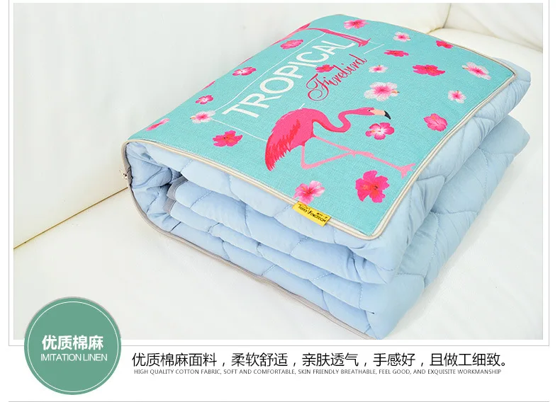 Многофункциональная подушка Стёганое одеяло хлопок белье олень синий мыть подарок Стёганое одеяло ing Лето Стёганое одеяло практические