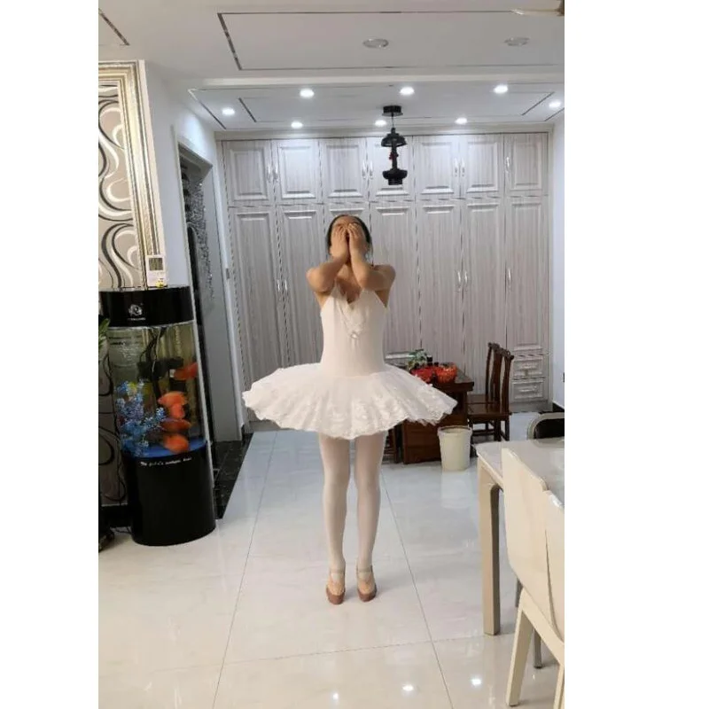 Расшитое блестками, для девочек балетная танцевальная одежда костюмы наряды костюмы балетные платья; Детские карнавальные костюмы Белый Лебединое озеро танцы платье-пачка