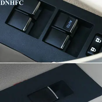 

DNHFC Auto accessories Car window lift buttons decorate sequins for TOYOTA corolla 2014 2015 2016 2017 ABS 7PCS/SET