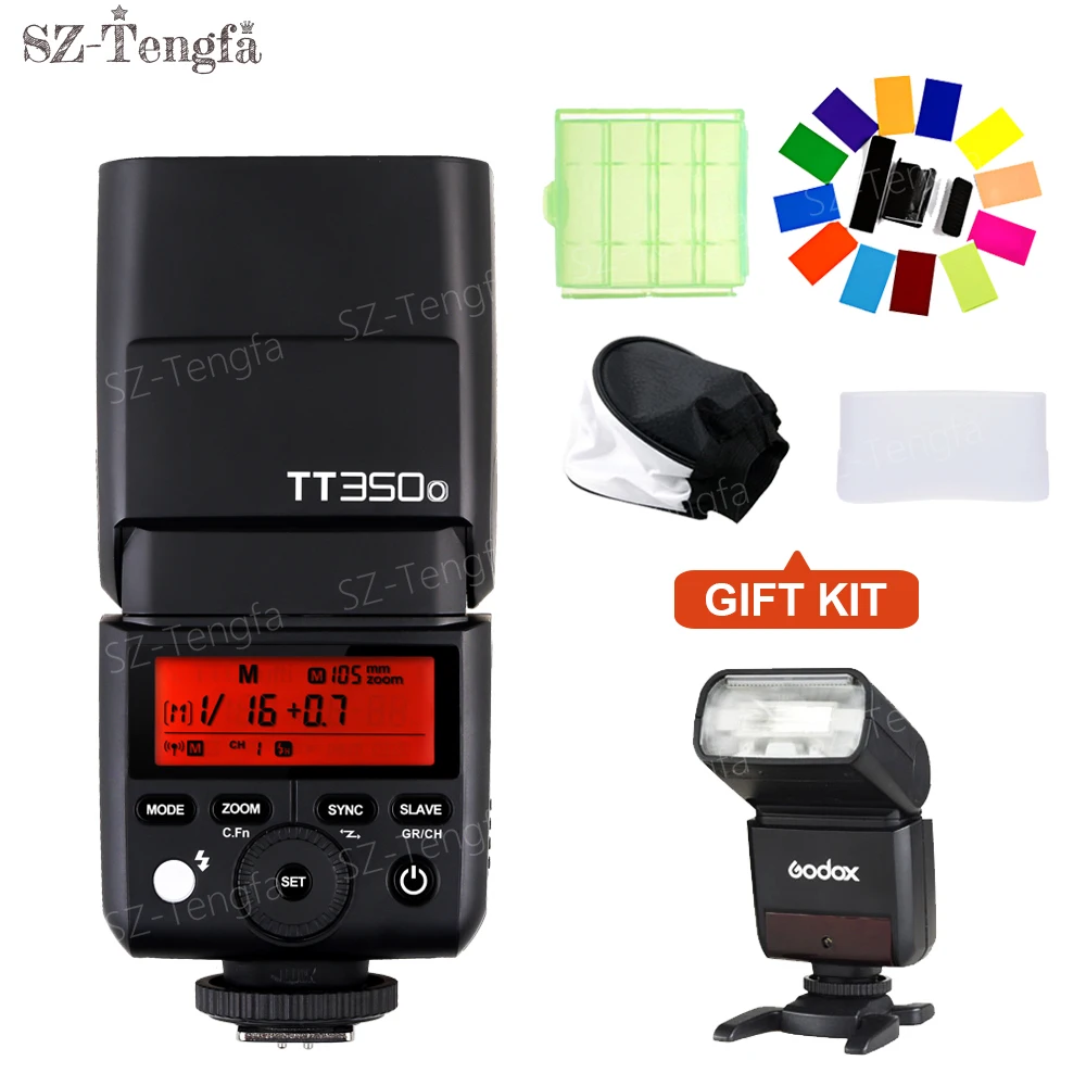 Godox Mini Speedlite TT350O Camera Flash TTL HSS GN36 for Olympus