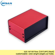 Индивидуальный Железный elctronic корпус чехол для проектов инструмент Чехол diy Распределительная коробка управление провод Соединительная коробка 158*87*60 мм 10 шт