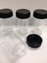 4pcs Objective Lenses Box Plastic Lens Protective Case with RMS Thread Microscope Objective Lens Case 2 pcs stereo microscope 0 3x auxiliary objective lens barlow lens with 1 7 8 48mm mounting thread