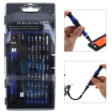 REIZ 58 In 1 Multi function Precision font b Screwdriver b font with 54 Bits Screw