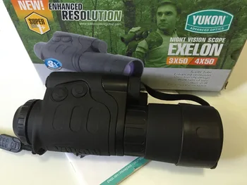 

Original Yukon 24102 Exelon infrared night vision Scope 4x50 night vision monocular for hunting, fishing, hiking NV scope