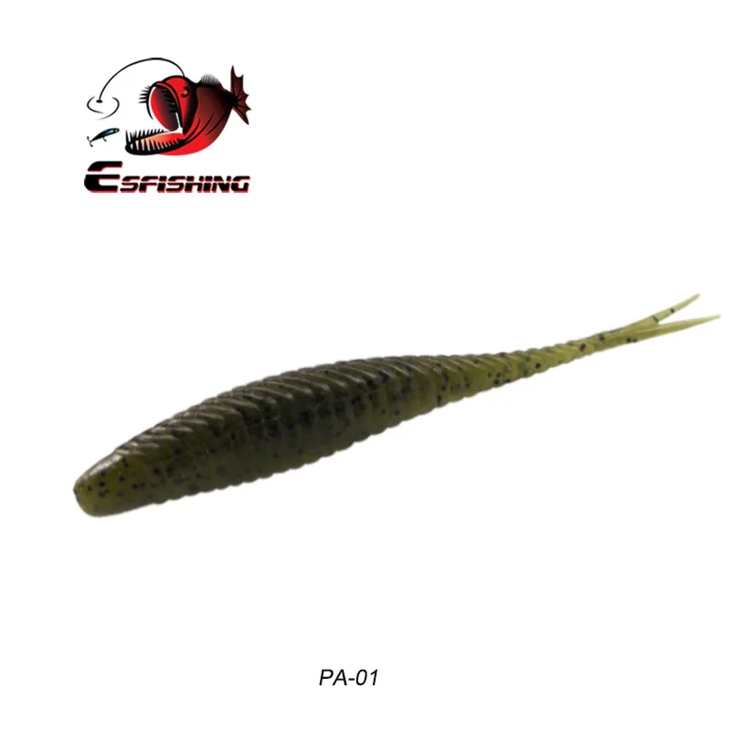 ESFISHING Armor Shad 6 шт. 120 мм 7,5 г мелкая рыболовная приманка мягкие приманки Iscas Pesca морские блесны на карпа съедобные - Цвет: PA01