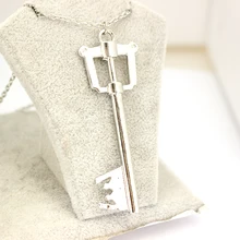 Kingdom Hearts Keyblade Colar Jogo de Jóias de Metal Acessórios Cosplay Figura de Brinquedo de Presente