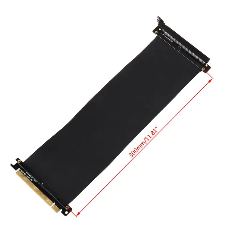 Гибкий кабель PCI Express 16x переходная карта Удлинительный порт адаптер видеокарты