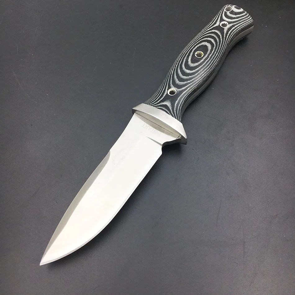 Swayboo Острый Стальной Охотничий Нож Mikta ручка тактический прямой нож фиксированный охотничий нож с кобурой