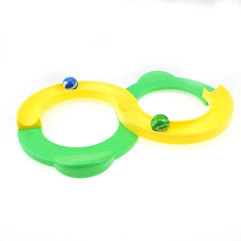 Дети 88 форма бесконечная петля трек лечение рук глаз координация тренировки оборудование сенсорные игрушки для интеграции - Цвет: Yellow Green