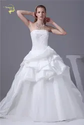 Jeanne Love 2019 Новое поступление Свадебные платья Robe De Mariage тафта тюль трапециевидной формы Vestido De Novia JLOV75904