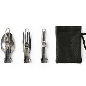 

Hot Sale Picnic Set Folding Picnic/Traveling/Camping Cutlery Utensils Portable Outdoor Tableware Dinnerware Knife/Fork/Spoon