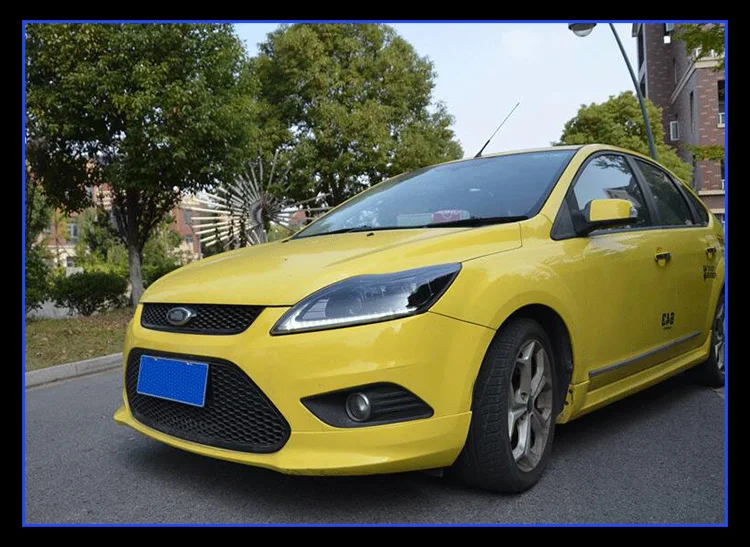 AKD тюнинг автомобильных фар для Ford focus 2009-2011 светодиодные фары DRL ходовые огни Биксеноновые лучевые огни ангельские глазки