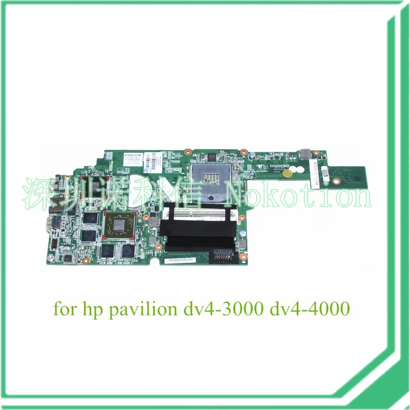 

NOKOTION 640334-001 For hp dv4-3000 laptop motherboard intel HM65 DDR3 HD6750 1GB Graphics