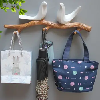 

Wall Decorations Home Accessories Living Room Hanger Resin Bird key Bedroom kitchen Coat Clothes Towel Hooks Hat Handbag Holder
