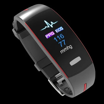 

ECG+PPG Blood Pressure Heart rate Monitor Pedometer Sports Bracelet for IOS Android IP67 waterproof Original P3 Smart Band