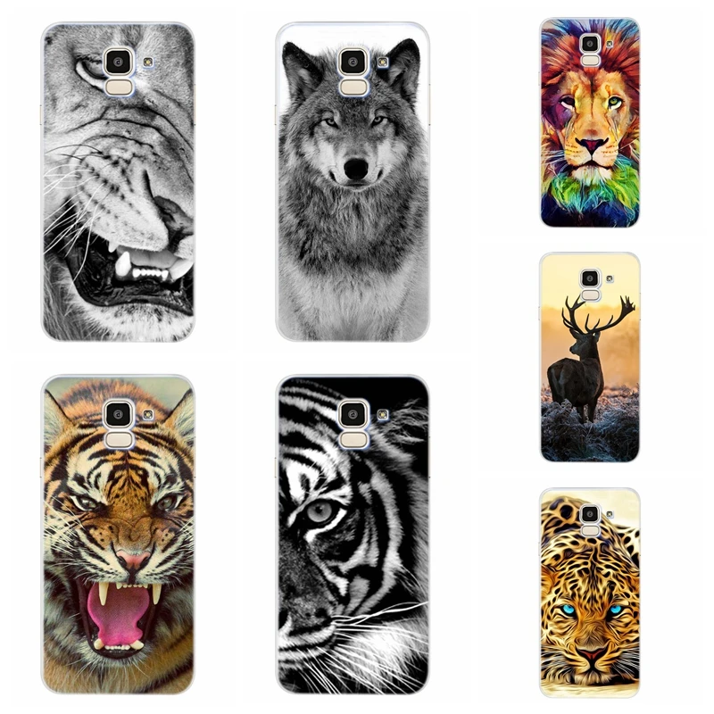 Case For Samsung Galaxy A30 A50 J1 J3 J4 J5 J6 J7 A3 A5 A7 A8 2016 2017 2018 Soft TPU Silicone Cover Leopard Funda D045 |