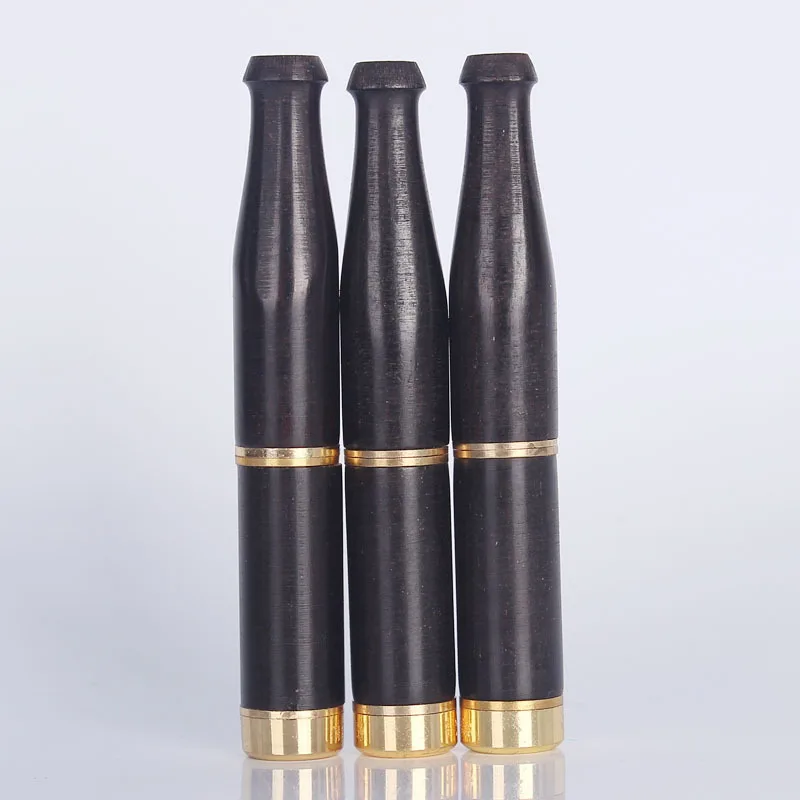 wholesale 2pcs/lot ebony cigarette filter double filter cigarette