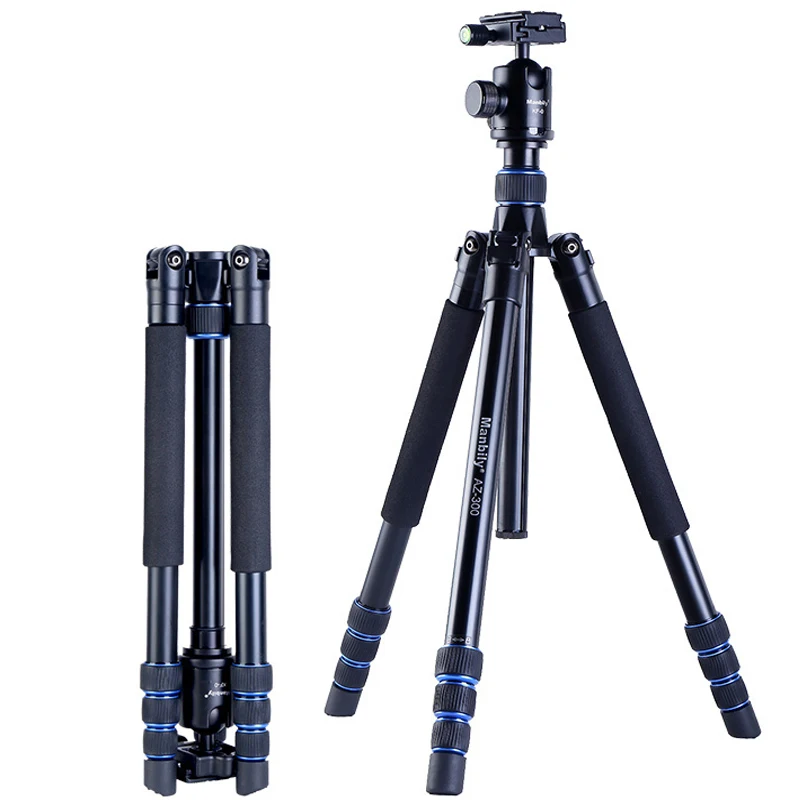 Manbily AZ-300 Camera Tripod Professional Digital SLR Photography Stand Monopod Black цена Manbily AZ-300 Camera Tripod Professional Digital SLR Photography Stand Monopod Black цены онлайн