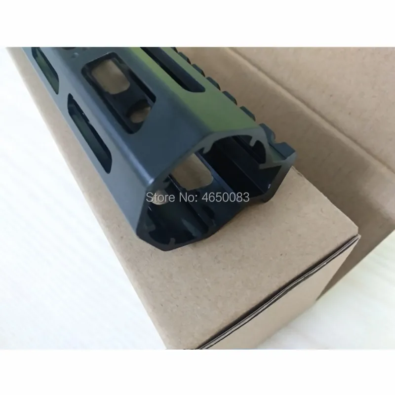 Rifle com Porca de Barril de Aço Ultra-leve Super Magro Mlok M-lok Handguard Livre Float Ar15 m4 M16 223 5.56 2 rifle com porca de barril de aço