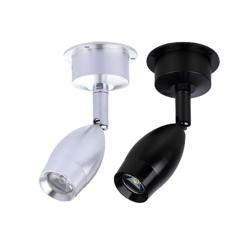 

1pcs super bright energy saving mini LED spotlight 5W surface mounted embedded LED spotlight home commercial lighting AC85-265V