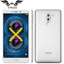 D’origine Huawei Honor 6X4G LTE Mobile Téléphone Kirin 655 Octa Core 5.5 pouce 4 GB 64 GB Double Caméra Arrière 12 + 2 MP 1920*1080 D’empreintes Digitales