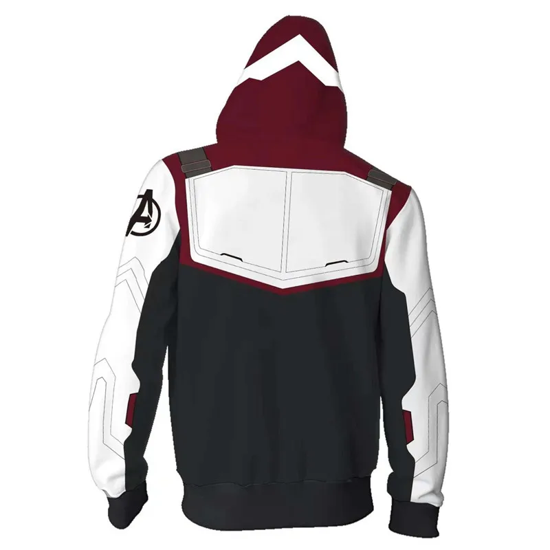Marvel 3D Print Zipper Hoodies Men avengers endgame Hooded Sweatshirts Fashion Hoody Casual Male Coat Trakcsuits The Avengers EU