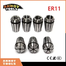 7ps/set ER11 Chuck Collet Precision Spring Chuck Collet Set 1-7mm For CNC Milling Lathe Tool Engraving Machine