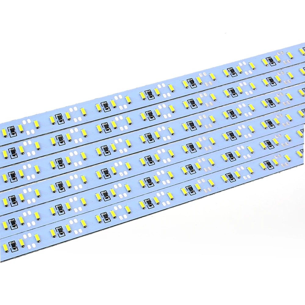 Высокояркий импортный чип 4014 SMD 144 LED DC 12V жесткий светодиодный светильник