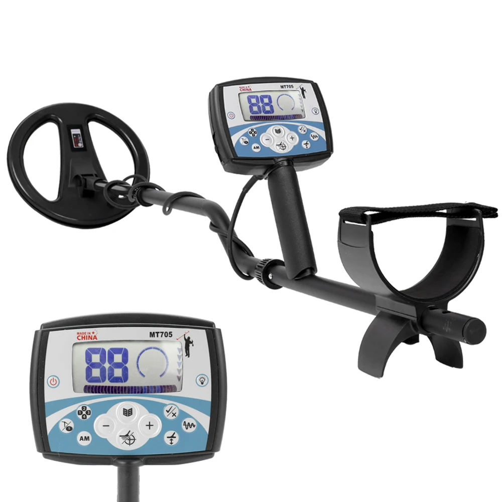 

MT705 Portable High Sensitivity Underground Gold Metal Detector Professional Pinpointing Tool with LCD Display for Search