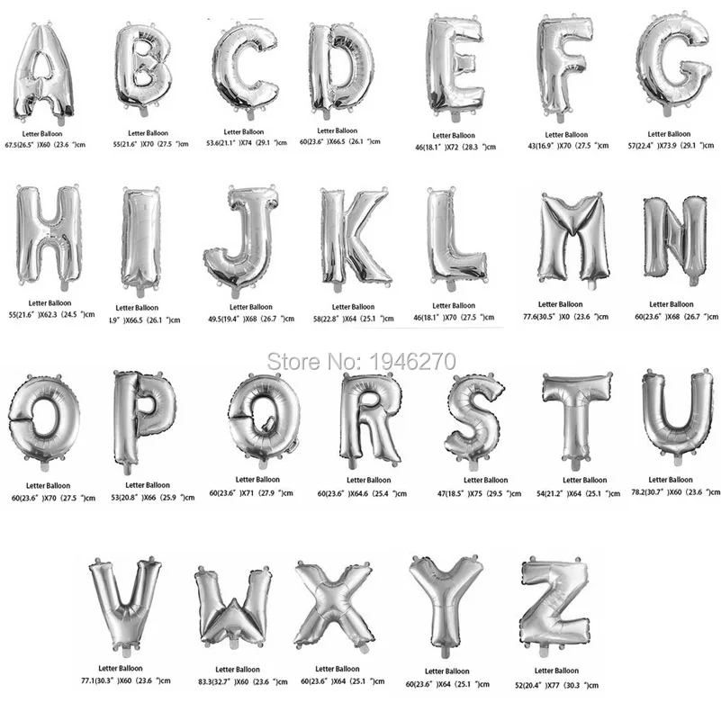 DH_30inch letter balloons-silver-3